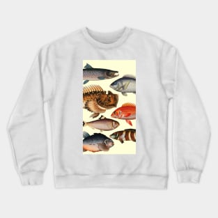 My Lucky Fishing Costume - Freshwater Fish Bass Crewneck Sweatshirt